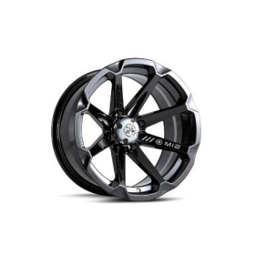 MSA WHEELS M12 Diesel Utility Rim - Black 14x7