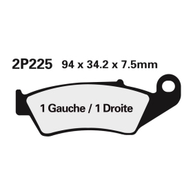 NISSIN Brake pads Fantic / Honda / Suzuki / Yamaha 50-750cc 92-24