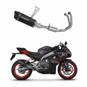 Aprilia RS 457 2024 Full Exhaust System HP6 BLACK + dB killer