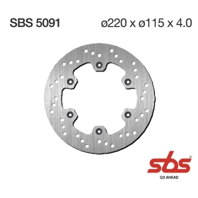 Sbs galinis stabdžių diskas 5091 Standartinis YAMAHA