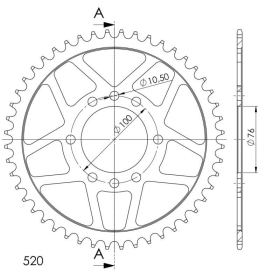 Supersprox / JT Rear sprocket 1825.48 48t