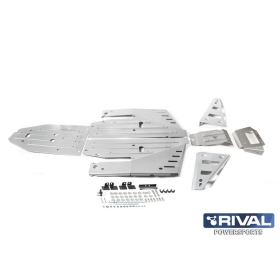 RIVAL Complete skid plate kit - Aluminium Polaris RZR 1000 XP/Turbo 11-16