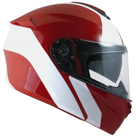 CGM 508S Berlino Race Red / White Flip-up Helmet