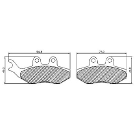 Elig Brake pads Aprilia / Beta 