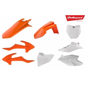 Polisport plastic kit SX 85 2018-2024 Orange / White