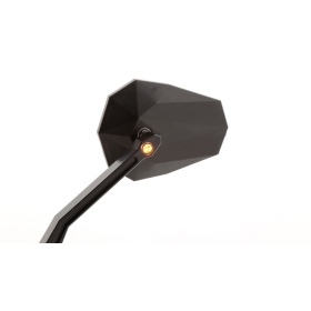 HIGHSIDER Universal Mirrors Stealth -X2 With LED Indicators M10 Left + Right