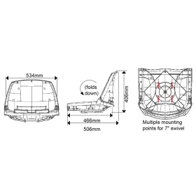 OS FISHERMANS SEAT FOLDING