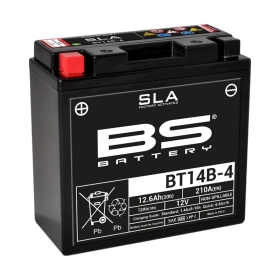 BS BATTERY SLA Battery Maintenance Free Factory Activated - BT14B-4 12V 12.6AH