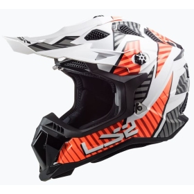 LS2 MX700 Subverter Astro White/Orange 