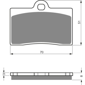 GOLDFREN Brake Pads 064 S3 Aprilia / Ducati / Gas Gas / Husqvarna / Ktm / Moto Guzzi / Yamaha