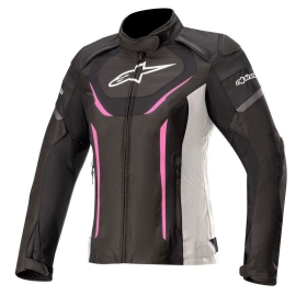 Alpinestars Striukė moteriška T-Jaws v3 Waterproof Juoda/Rožinė