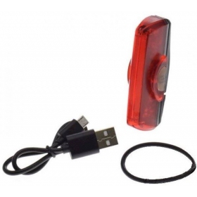 REAR LIGHT 1 LED 30 LM 8 FUNCTIONS