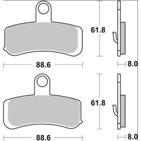 Sbs Brakepads 853HF Ceramic