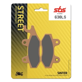 Sbs Brakepads 638LS Sintered CAGIVA / HONDA / KAWASAKI / SUZUKI / TRIUMPH / YAMAHA