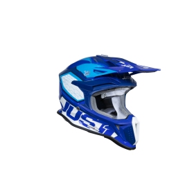 Helmet Just1 J18 F Hexa White/Blue 