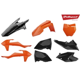 Polisport plastic kit KTM SX / XC / SX-F / XC-F (2019-2022) Orange / Black