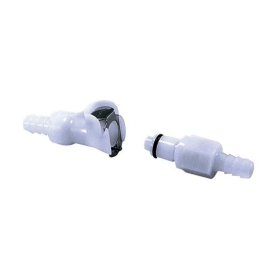 MOTION PRO Quick Connector Ø8mm Double Shut Off White