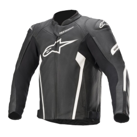 Alpinestars Leather jacket Faster v2 Black/White