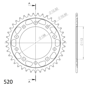 Supersprox / JT Rear sprocket 1303.39 39t