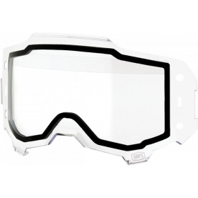 Off Road Goggles 100% Armega Forecast Roll-Off Dual Clear Lens