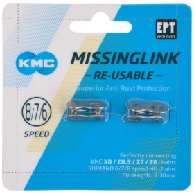 KMC Connecting Link 6/7/8 Spd (7,3Mm) X8/Z8/Z6 / Shimano Ug/Hg