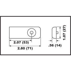 Perf anods Trim Cylinder Mercury Verado 6