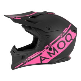 Helmet AMOQ Meteor V2 Black / Pink