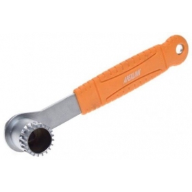 Wrench to unscrew crank mechanism