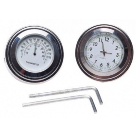 Universal clock with thermometer