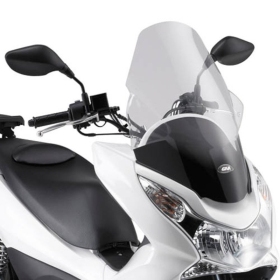 Givi windscreen, transparent, HONDA PCX 125-150 WW 10-13