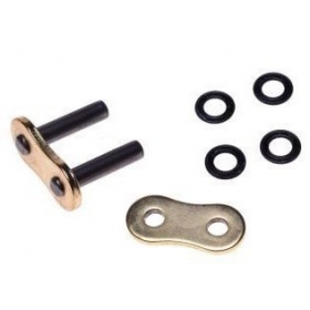 Chain connector IRIS 520 X-RING Riveted pin link Gold