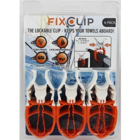 FIXCLIP 6-pack white