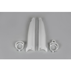 UFO Fork slider protectors Kawasaki KX 125-500 White