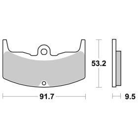 Sbs Brakepads 571HF Ceramic Honda CBX