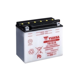 YUASA Battery Conventional without Acid Pack - YB16-B 12V 20Ah