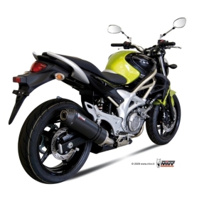 MIVV Oval exhaust Slip-On Carbon Suzuki Gladius 650