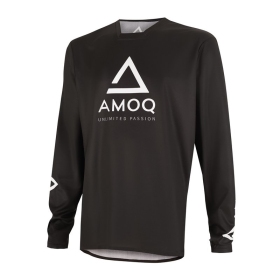 AMOQ Ascent Comp Off Road Shirt Black / White