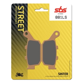 Sbs Brakepads 881LS Sintered HONDA / KAWASAKI / SUZUKI