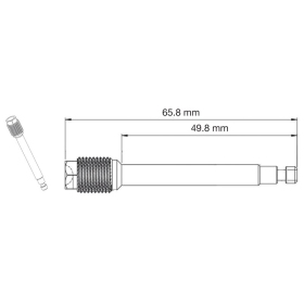 Sbs Brake pad pin rear HONDA / SUZUKI