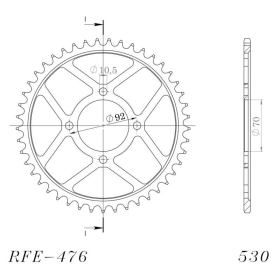 Supersprox / JT Rear sprocket 476.40