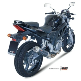 MIVV GP Slip-On exhaust Carbon Suzuki SV650