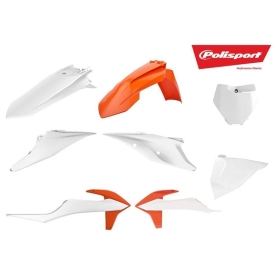 Polisport plastic kit KTM SX / XC / SX-F / XC-F (2019-2022) White / Orange