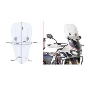 Givi sliding wind-screen HONDA CRF1000L 16-19