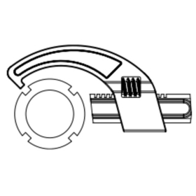 Buzzetti adjustable 25-70mm locking rings tool