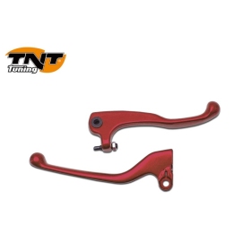 Brake / Clutch lever set TNT APRILIA / DERBI 50cc 2002-2010 2pcs red