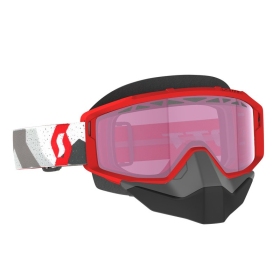 Goggle Scott Primal Snow Cross camo white/red rose