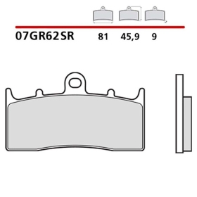 Brembo Brakepads Carbon-Ceramic Racing Front BMW