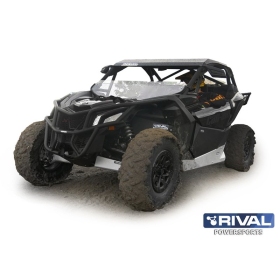 RIVAL durų apatinės dalies apsauga iš aliuminio - Can-Am Maverick X3