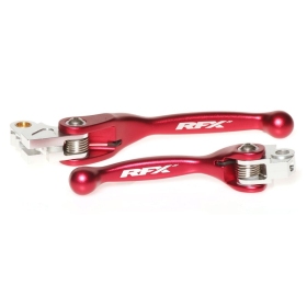 RFX Race Forged Flexible Lever Set Red HONDA CR / CRF 125-450cc 2004-2019