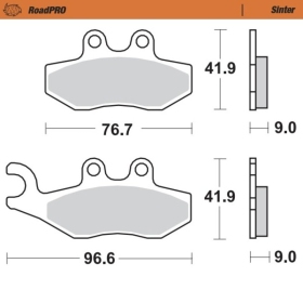 Moto-Master Brakepads Aprilia/ Gilera/ Peugeot/ Piaggio/ Vespa